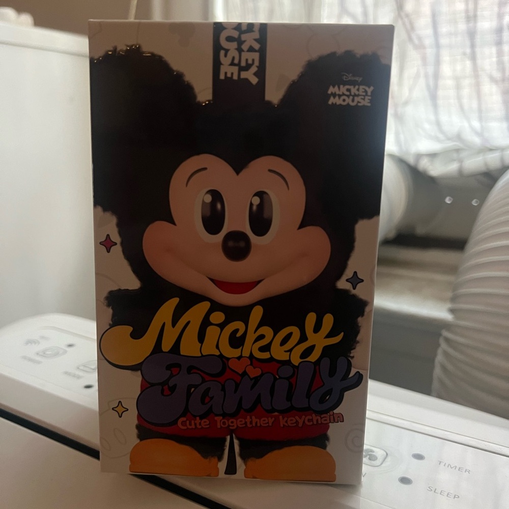 POP MART Mickey Family Cute Together Keychain Pendant (sealed blind box)